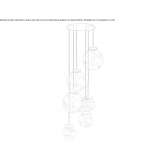 Glass pendant lamp Karaagil