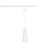 LED hanging lamp made of glass Zabljak