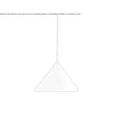 Aluminum hanging lamp Dejesti