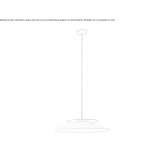 Bawełniana lampa wisząca LED z funkcją ściemniania Kazachka