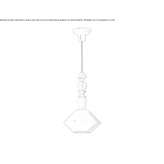 Ceramiczna lampa wisząca Panania