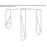 LED hanging lamp Wynyard