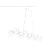 Glass pendant lamp Tuzina
