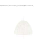 LED hanging lamp made of wicker Gosmani