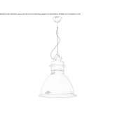 Ceramiczna lampa wisząca w stylu rustykalnym Salcia