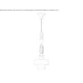 Ceramiczna lampa wisząca Panania