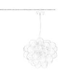 Glass pendant lamp Danesti