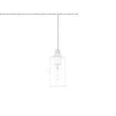 Glass pendant lamp Madulari