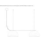 Lampa wisząca z terakoty Vilarnaz