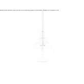 Glass pendant lamp Alfenas