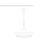Lampa wisząca LED z tkaniny Stanley