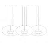 Lampa wisząca LED z anodyzowanego aluminium Lorain