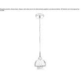 Metal hanging lamp Calarca
