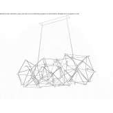 Nickel LED hanging lamp Magas