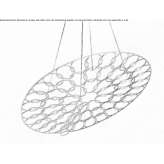 Stalowa lampa wisząca LED Dragu
