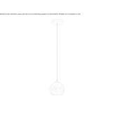 LED hanging lamp made of blown glass, dimmable Sjovegan