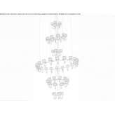 Crystal chandelier Allassac