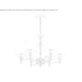 Fabric chandelier Dellfeld