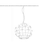 Murano glass hanging lamp Viile