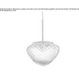 Murano glass hanging lamp Mamalyha