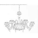 Murano glass chandelier Sychevka