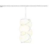 Murano glass hanging lamp Moyaux
