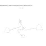 LED hanging lamp Carucedo