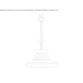 Lampa wisząca LED z tkaniny Stanley