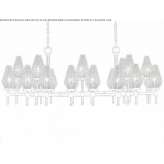 Metal and crystal chandelier Cacilhas