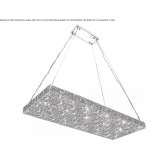 Lampa wisząca z kryształkami Crezancy