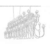 Pyrex® chandelier Henfield