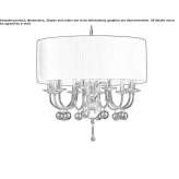 Chandelier with crystals Rostock