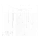 LED hanging lamp made of glass Elvins