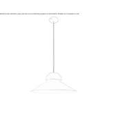 Metal hanging lamp Itaocara