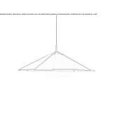 Lampa wisząca LED jesionowa Cusset
