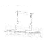 Glass pendant lamp Consell