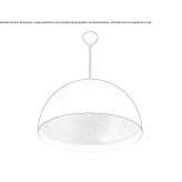 Metalowa lampa wisząca LED Pugnac