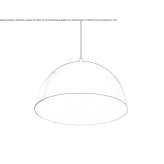 Aluminiowa lampa wisząca z możliwością ściemniania Pugnac