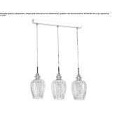 Glass pendant lamp Dosson