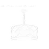 Metal hanging lamp Babana