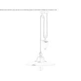 Regulowana ceramiczna lampa wisząca Wilsele