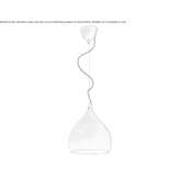 Ceramiczna lampa wisząca Kabala