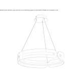 LED hanging lamp Vemb