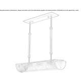 Ręcznie robiona mosiężna lampa wisząca Tripi