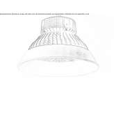 Lampa wisząca LED z aluminium malowanego proszkowo Ostromer