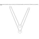 LED hanging lamp made of glass and aluminum Dudesti