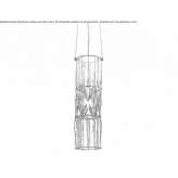 Murano glass hanging lamp Marliana