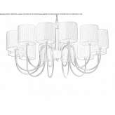 LED chandelier Nancray