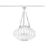 Murano glass hanging lamp Secaucus