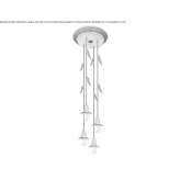 Brass pendant lamp Nontron